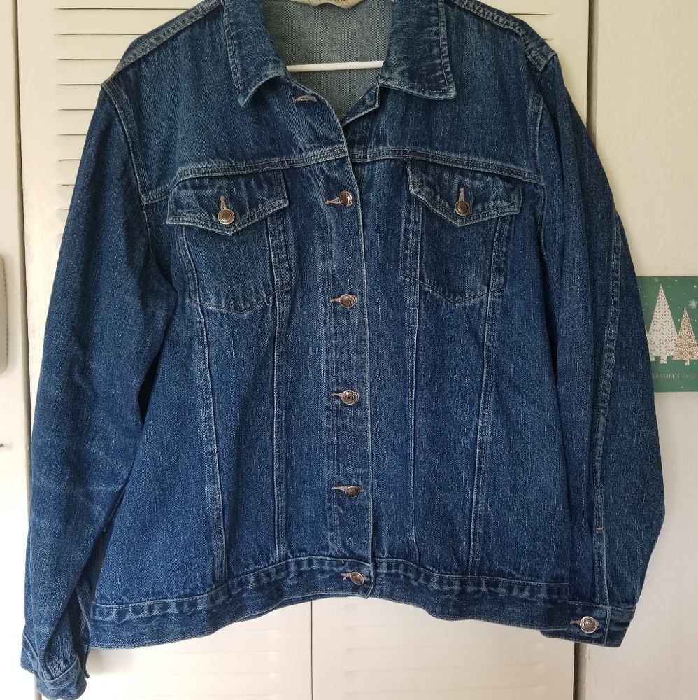 St. John's Bay Vintage US W 18W Denim Jacket